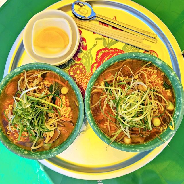 군산 오션1열뷰 바지락라면 맛집 옥돌슈퍼