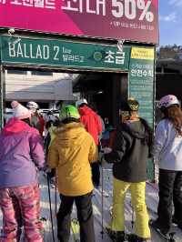 홍천 비발디파크에서 스키 즐기기!⛷️