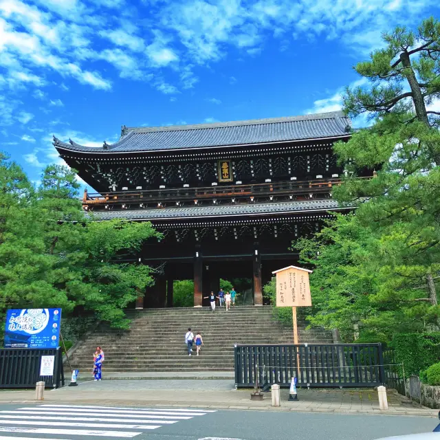 【京都】国宝の山門が素晴らしい