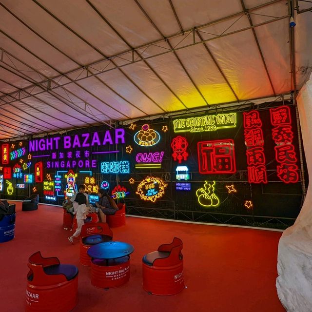 huge night Bazaar at compass one