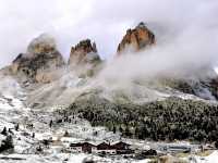 Exploring a day in Dolomites Mountain Italy 