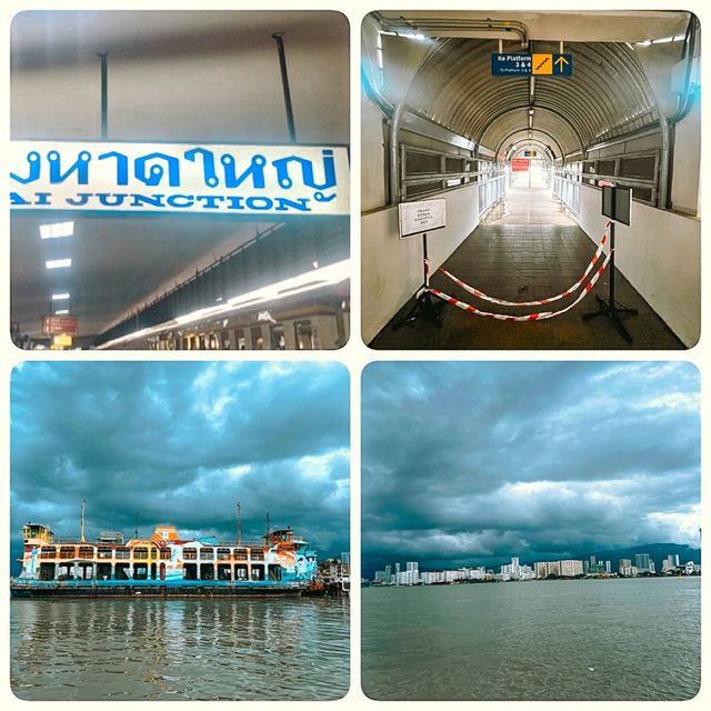 การไปด้วยรถไฟไทย-KTM-Fery หาดใหญ่-ปีนัง งบ150฿
