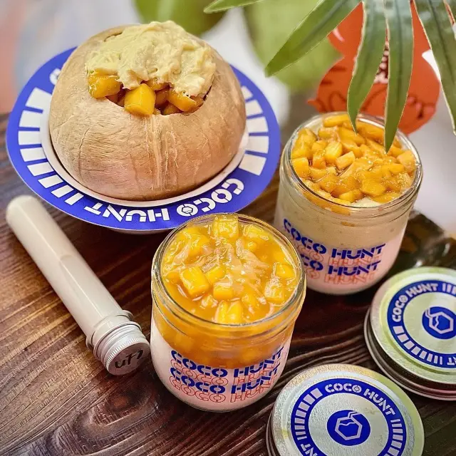 장군오 새로 오픈한 코코넛 테마 디저트 전문점.