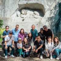 The sleeping lion in Lucerne,Switzerland 