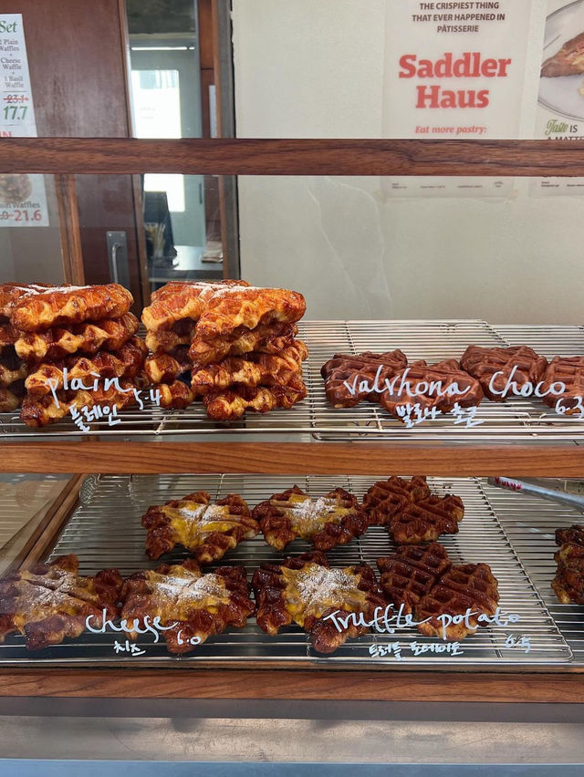 韓国🇰🇷の美味しいクロッフルがあるお店🥐