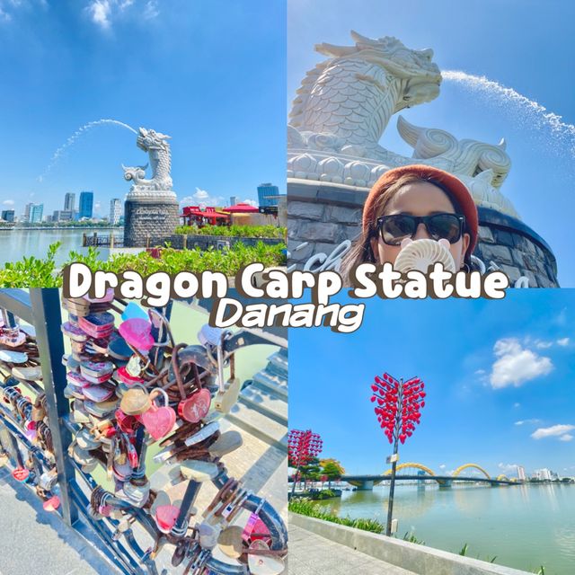 Dragon Carp Statue 