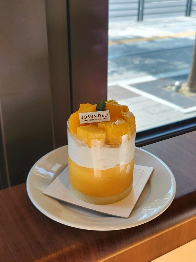 💛망고케이크가 맛있었던 판교신상카페, "그래비티 서울 판교 조선델리"💛