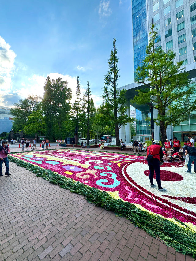 札幌　札幌観光　サッポロフラワーカーペット2024に行ってきた