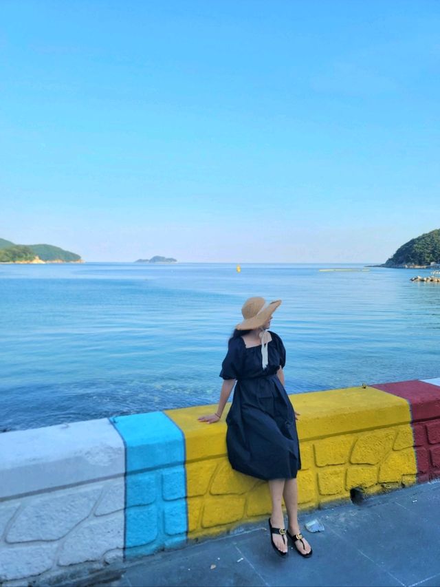 물이 진짜 맑은 몽돌 망치해수욕장🏖