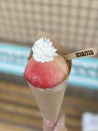 【福岡カフェ】季節のフルーツのクレープやソフトクリームが美味しい🍑