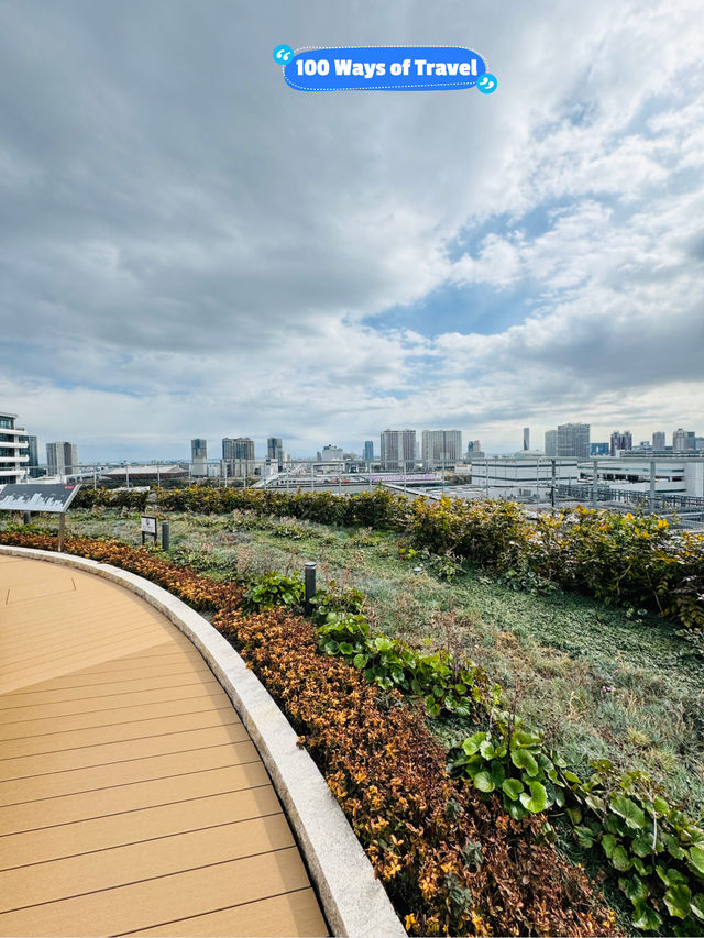 🇯🇵 Outdoor Rooftop Foot Onsen at Tokyo Toyosu Manyo club