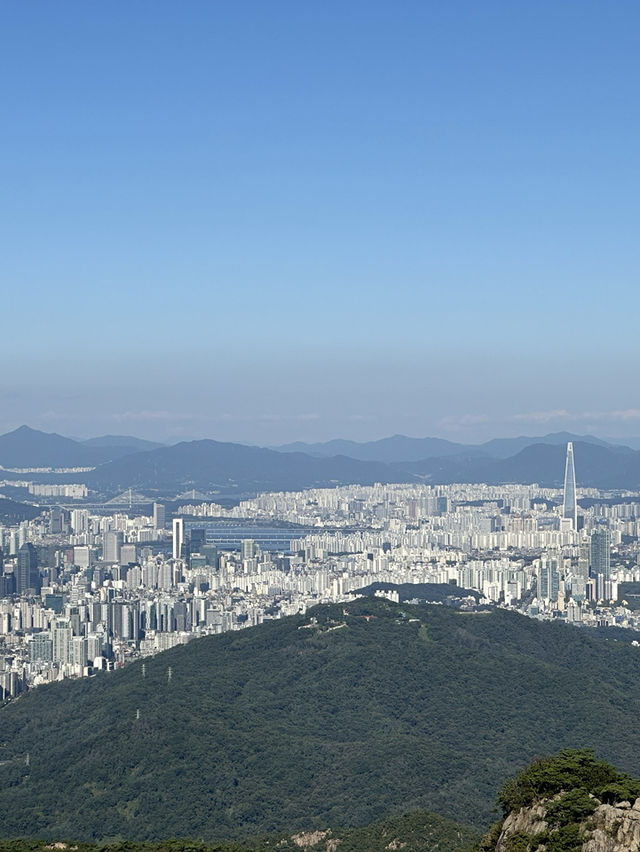 Get your cardio up at Gwanaksan mountain trail!