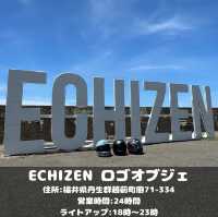 ECHIZEN ロゴオブジェ