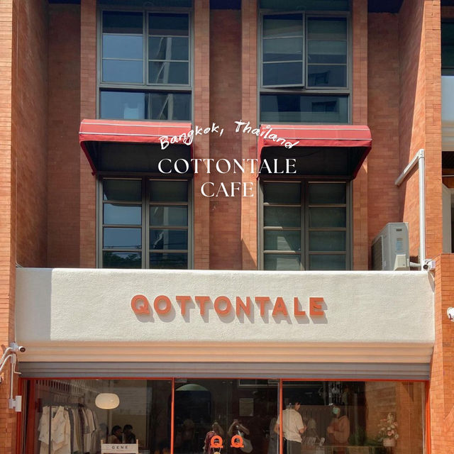 Qottontale Cafe - คาเฟ่สีอิฐสุดเกา 🧶