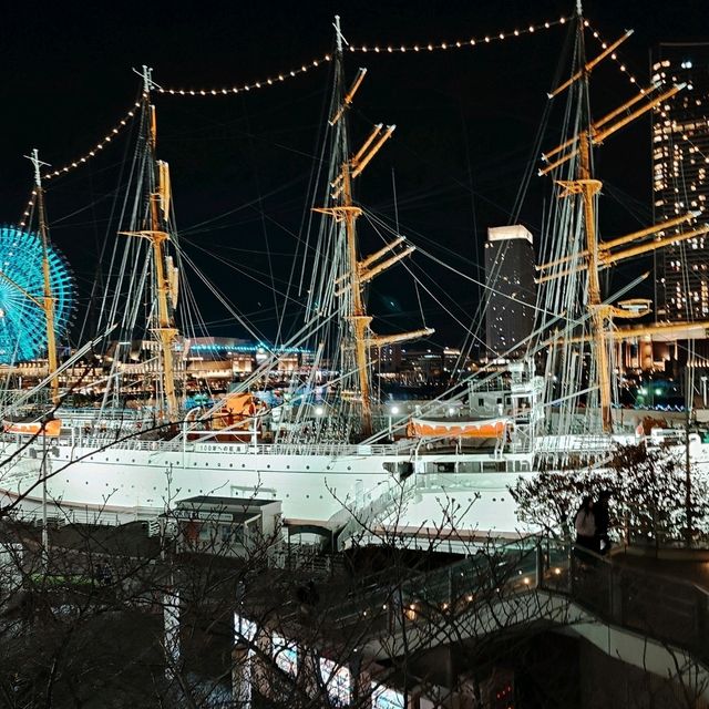 橫濱景點｜橫濱地標塔欣賞橫濱港未來璀璨夜景—空中花園展望台