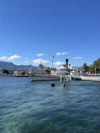 🇨🇭船河遊日內瓦湖⛲️近距離觀賞日內瓦大噴泉