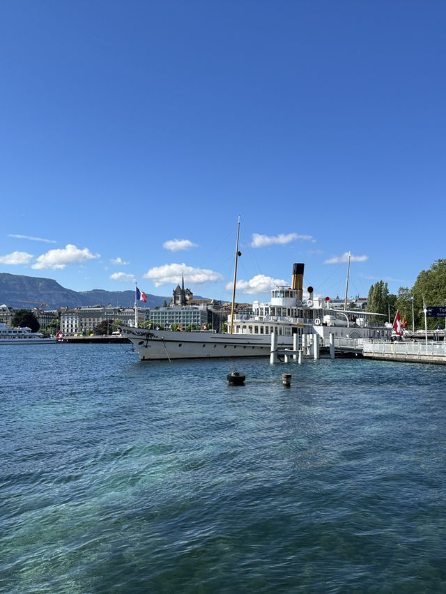 🇨🇭船河遊日內瓦湖⛲️近距離觀賞日內瓦大噴泉