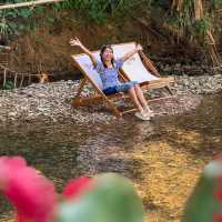 ร้านลับริมลำธาร Riverhouse Cafe Phangnga