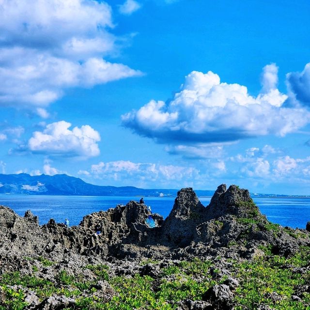 日本沖繩🌊|萬座毛海岸邊的視角🐘