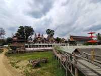 วัดสวยล้านนา ทัศนียภาพทุ่งนา ดอยภูคา อันงดงาม