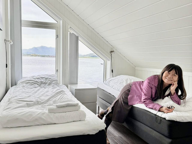 住斯沃爾韋爾Svolvær的漁民公寓真的好幸福喔😍！