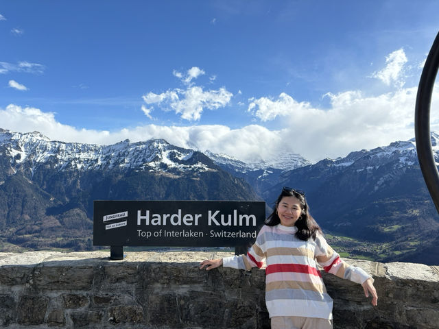 Hiking Up Harder Kulm in March: A Swiss Adventure! 🏔️