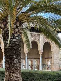 A breathtaking reflection of 5-horseshoe arches over a tranquil pool