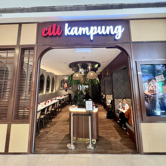 Indulging in some of the finest Malay cuisine at Cili Kampung
