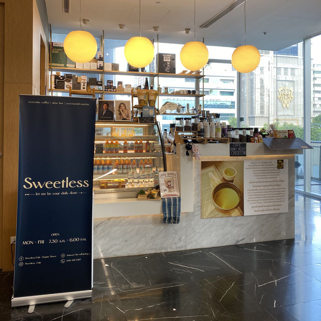 📍Sweetless Cafe | Empire tower Sathorn