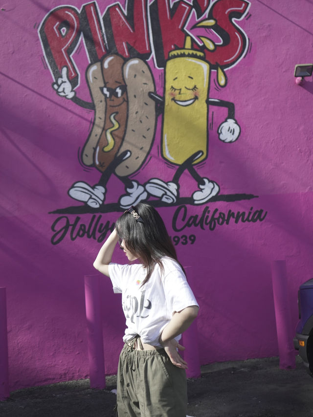 📷 Melrose 사진 명소: Pink Wall & Pink’s Hotdog, LA의 인스타 감성!