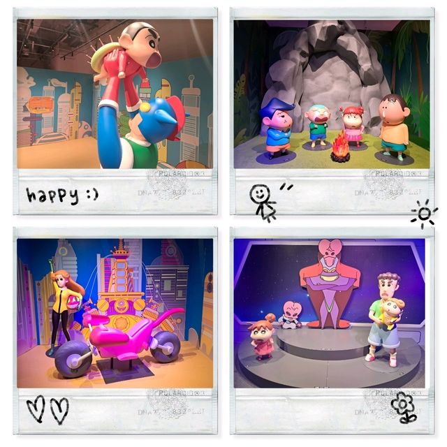 🥰參觀蠟筆小新《玩轉！時空大冒險》展覽🥳玩遊戲做任務⭐️高質靚打卡位📸