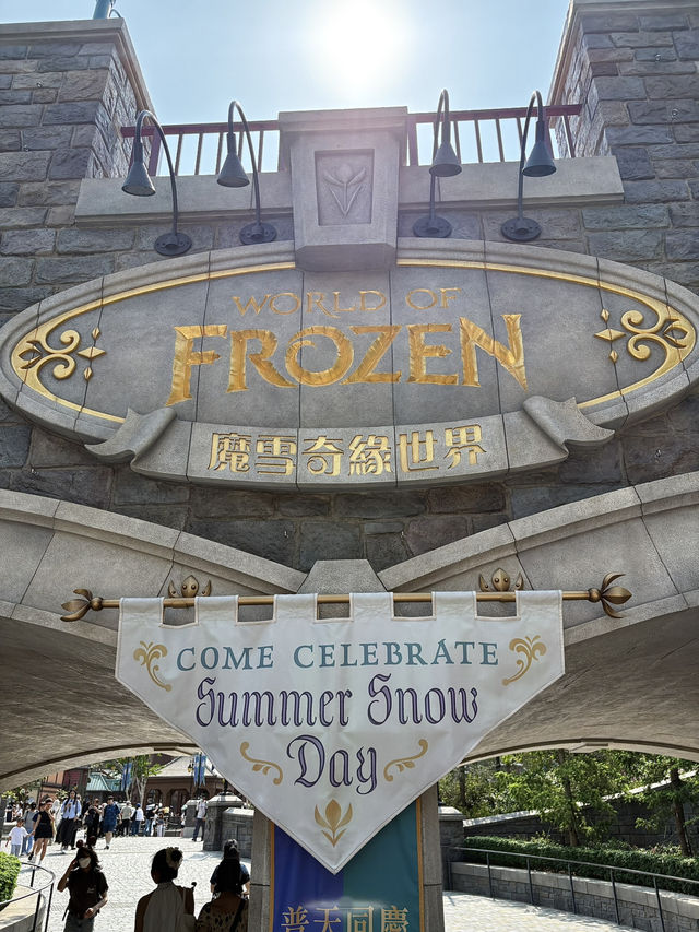 รีวิว World of Frozen ในฮ่องกงดิสนีย์แลนด์❄️⛄️