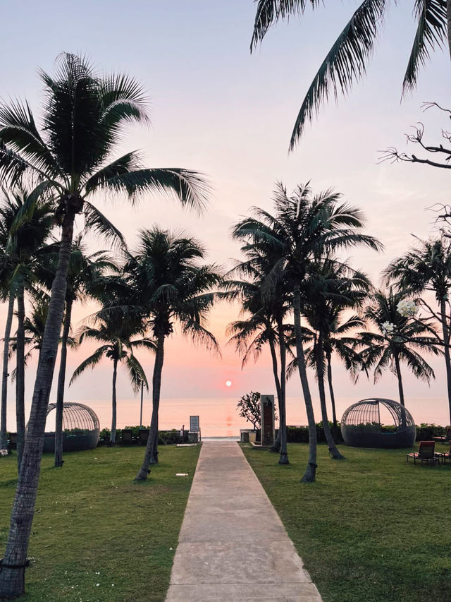 บรรยากาศริมทะเลสุดโรแมนติกที่ Sheraton Huahin