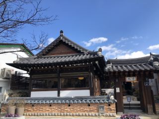 The morning at Jeonju Hanok Village