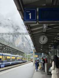 Stepping into Summer: Lauterbrunnen Station Views