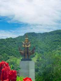 องค์ท้าวเวสสุวรรณลอยฟ้า’ ที่วัดป่าคาสามัคคี
