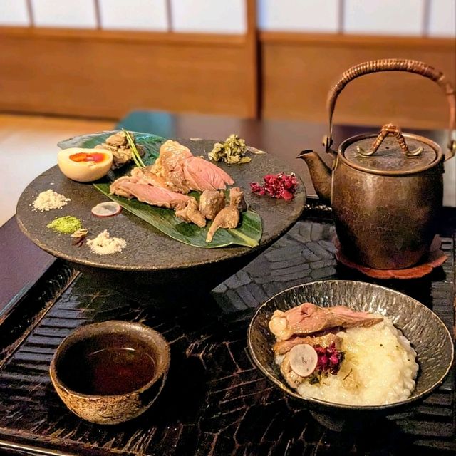 京都 | 麓壽庵，在優雅的老宅內品嚐鴨肉粥