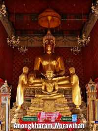 วัดอนงคารามวรวิหาร พระพุทธรูปปางมารวิชัยพระจุลนาค