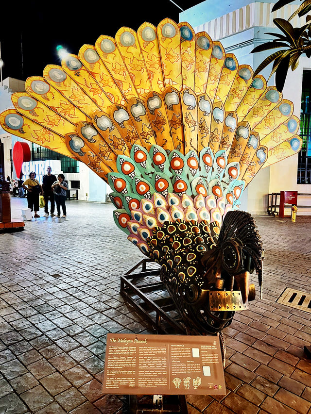 The Malayan Peacock & Cultural Gems at Central Market KL