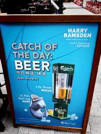 A British Bite Above the Clouds at The Laughing Fish by Harry Ramsden