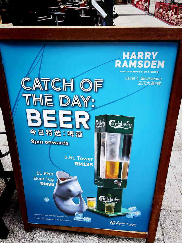 A British Bite Above the Clouds at The Laughing Fish by Harry Ramsden
