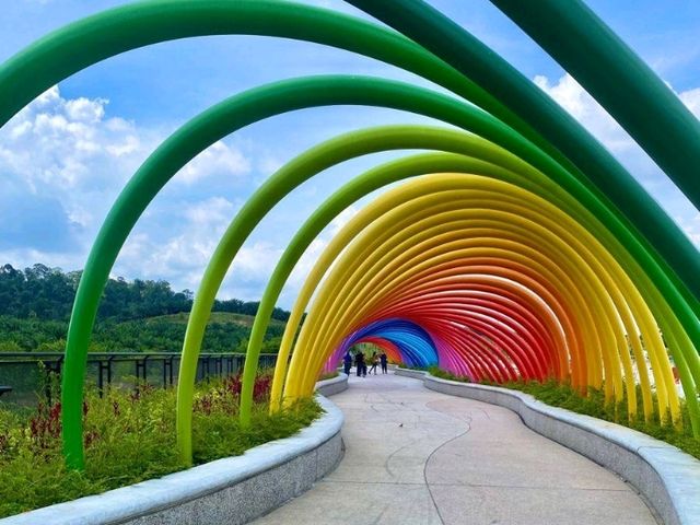 Walk Through Colors: Elmina Rainbow Bridge, Shah Alam’s Instagrammable Gem