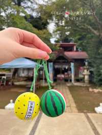 スイカ🍉推しがかわいい⛩️富里にある香取神社に行ってきた!!!
