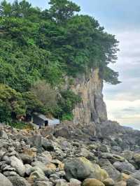 Jeongbang Waterfall: Nature’s Curtain by the Sea