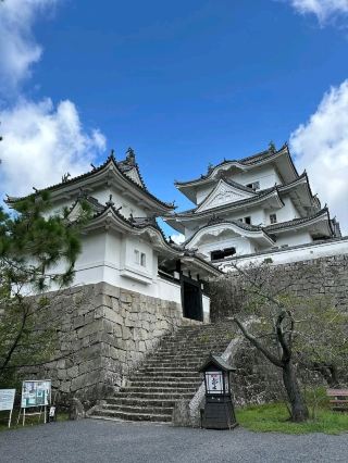 圧倒的な高石垣と忍者の雰囲気。