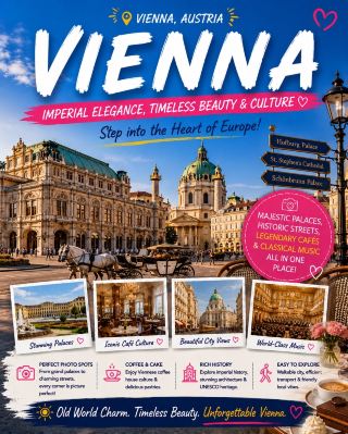 🎻 Vienna Feels Like a Fairytale — But the Best Part Is Simply Walking Through It✨
