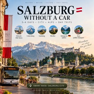 🇦🇹 Salzburg DIY Travel Guide — 3–4 Days Without a Car 🏔️