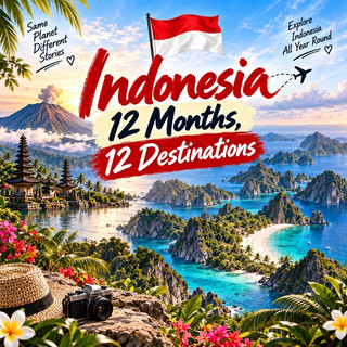 🇮🇩 Indonesia 12 Months, 12 Destinations 🗓️