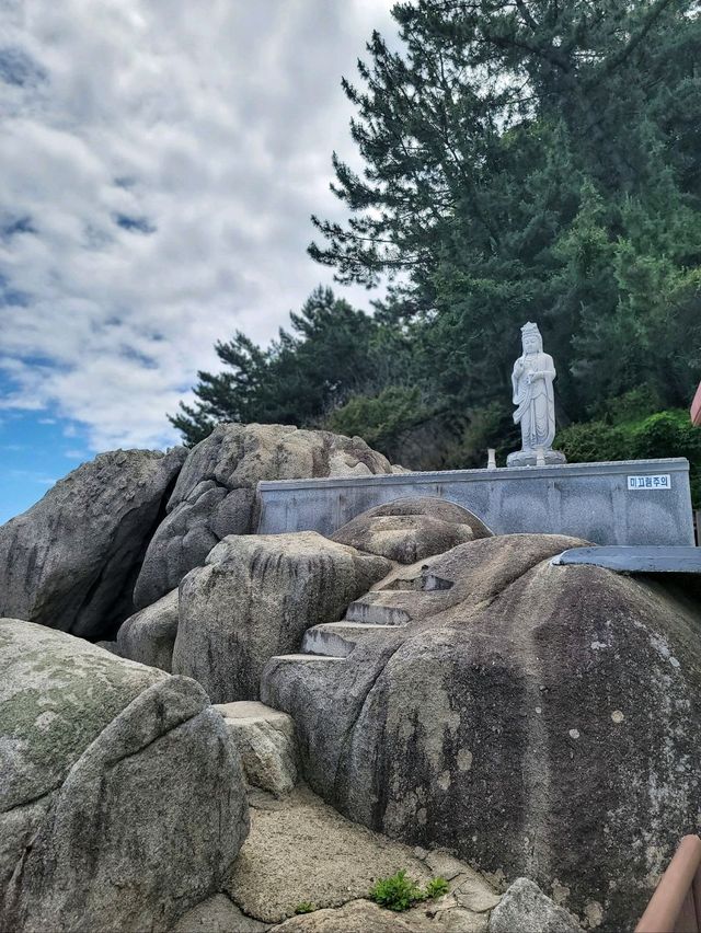 양양의 푸른 바다가 한눈에 펼쳐지는 곳💙