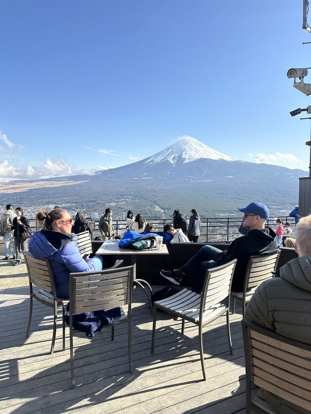 登天上山公園排隊打韆鞦💜嘆無敵富士山美景🗻